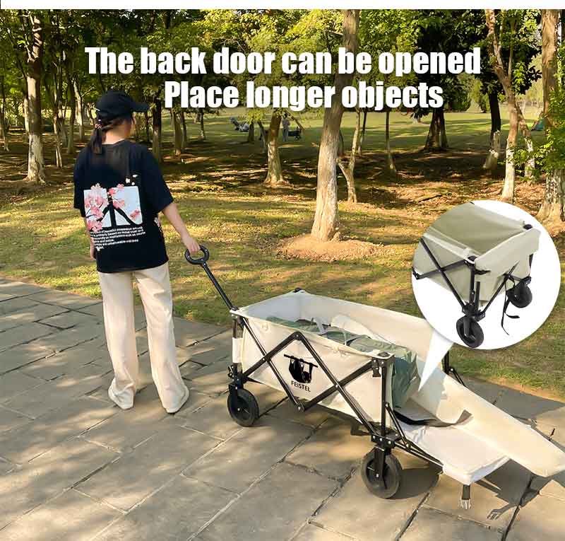 Back door to place longer objects
