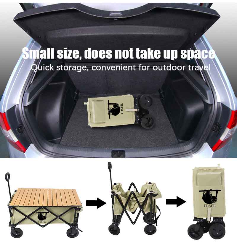 Easily put in the trunk after folding