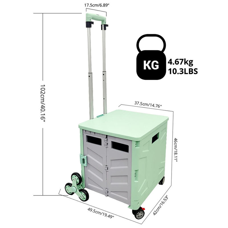 Portable Shopping Trolley Cart 