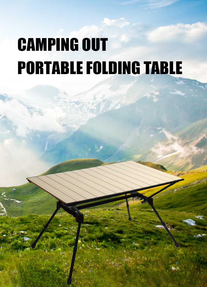 Camping Table with Unique Design Bracket 