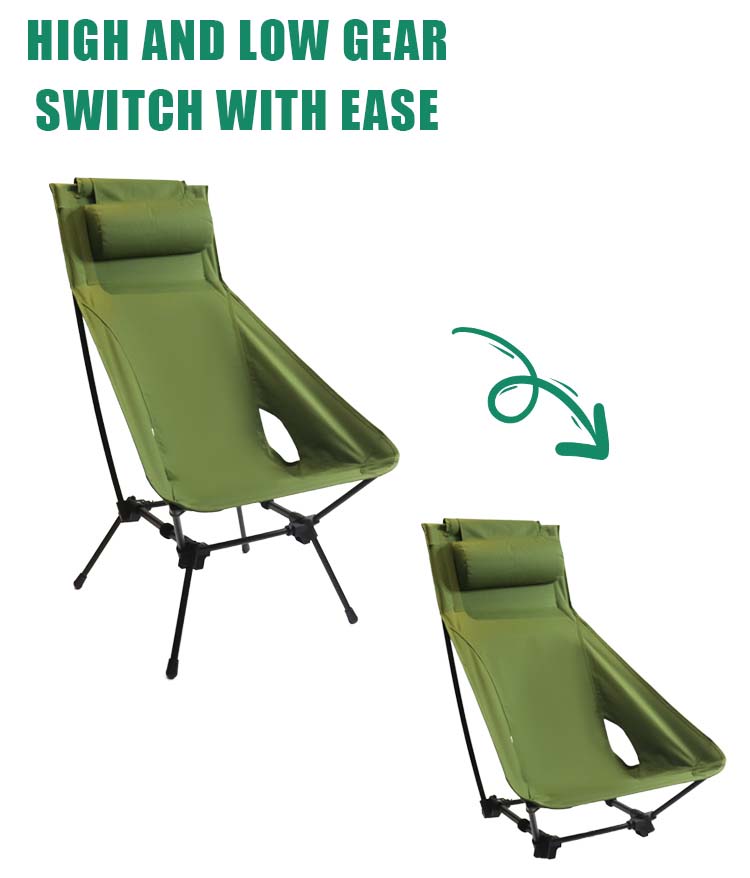 lightweight camping tall chair