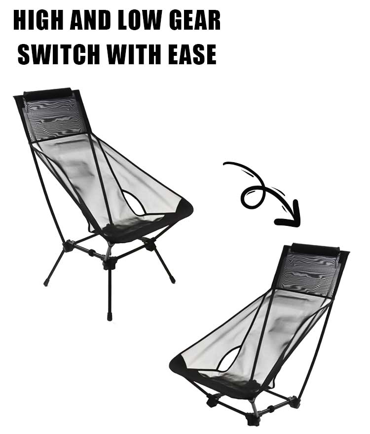 lightweight camping tall chair