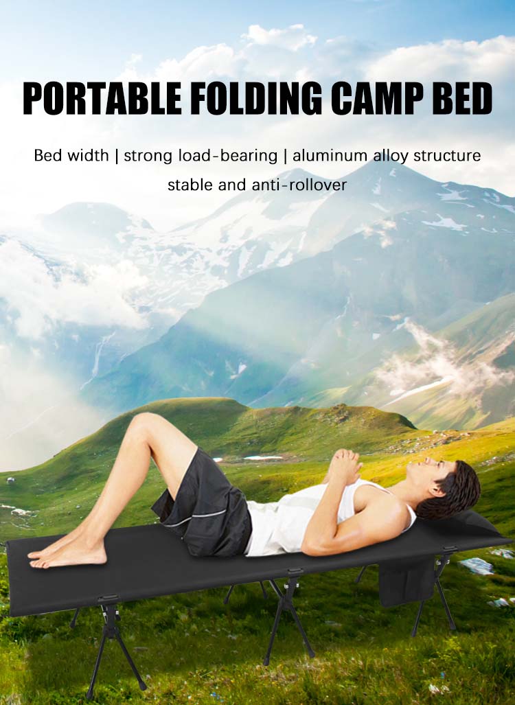 Portable OEM Aluminum Outdoor Bed