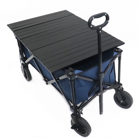 Collapsible Folding Portable Outdoor Garden Park Wagon Trolley Cart Camping Foldable Folding Push Wagon Cart 