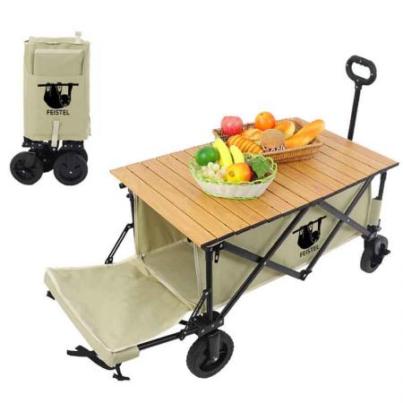 Heavy Duty Collapsible Folding Wagon Utility Outdoor Camping Garden Cart 