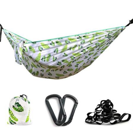 210T Nylon Parachute Double Hammock For Outdoor Camping 