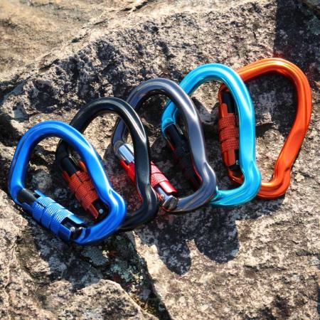 Hot Sale 23KN SaFety Snap Hook 7075 Aluminum Carabiner Climbing Hook For Fall Protection 