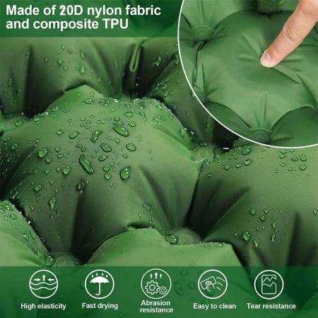 Custom Sleeping Pad Ultralight Inflatable Sleeping Mat Ultimate for Camping with Carry Bag Compact Lightweight Air Mattress 