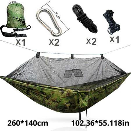 Camping Bug Net Hammock Portable Hammocks for Indoor Outdoor Hiking Camping Backpacking Travel Backyard 