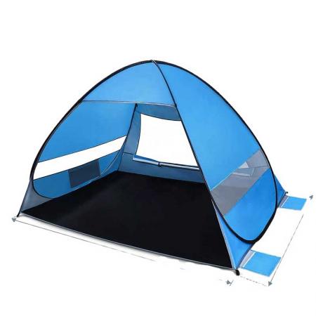 Beach Tent Lightweight Beach Sun Shade Canopy Cabana Beach Tents Fit 3-4 Person 