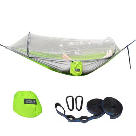 Feistel softest nylon portable camping hammock 
