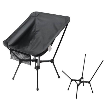 Custom LOGO Aluminum Outdoor Camp Chair Portable Beach Folding Picnic Chair with X Type Bar 
