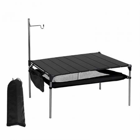 IGT Lightweight Hiking BBQ Beach Camping Foldable Backpacking Table Folding Outdoor Camping Aluminum Table 