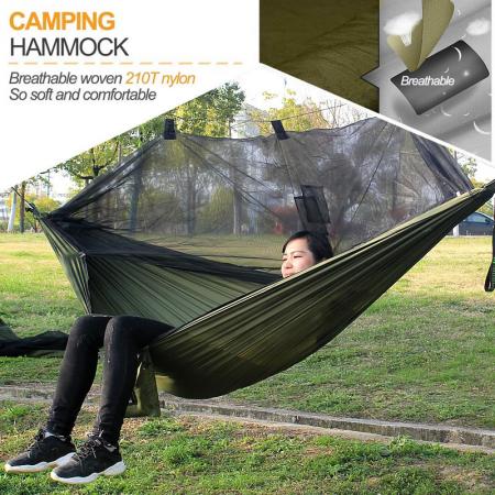 Camping Hammock Bug Net Mosquito Net Hammock for Travel Backpacking Hiking Outdoor Activities 