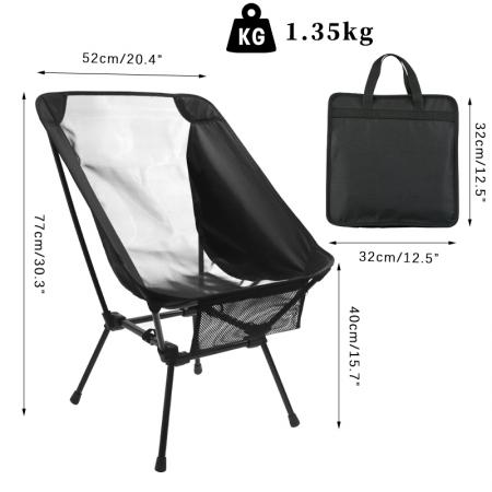 Foldable Outdoor Chair Low Beach Backpack Chairs Metal Garden Camping Outdoor Chair 