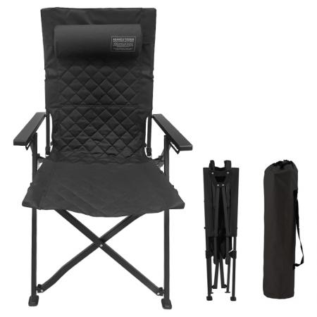 Adjustable Outdoor Relax Reclining Metal Folding Camping Chair 
