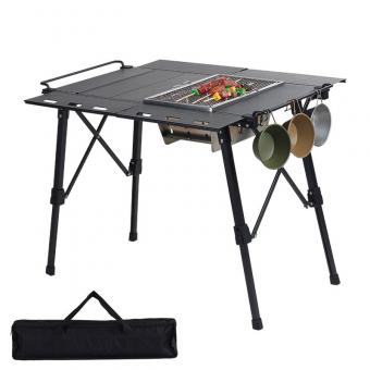 Egg Roll Up Aluminum Bbq IGT Camping Table