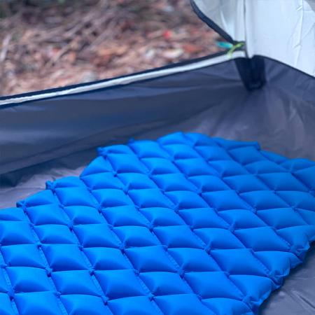 Folding Inflatable Ultralight Compact Waterproof Air Mattress Camping Sleeping Pad 