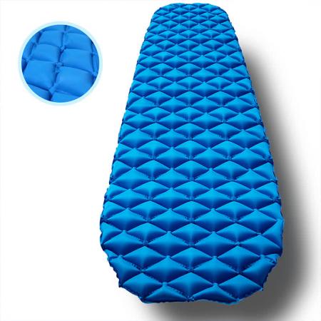 Folding Inflatable Ultralight Compact Waterproof Air Mattress Camping Sleeping Pad 