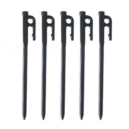 Tent Stakes, Heavy Duty Camping Stakes, Forged Steel Tent Pegs Unbreakable and Inflexible 