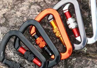 Types and safety of climbing buckles