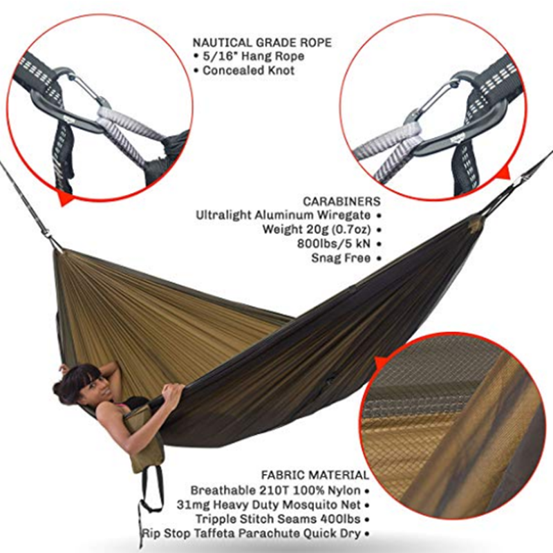 2 person hammock with mosquito net