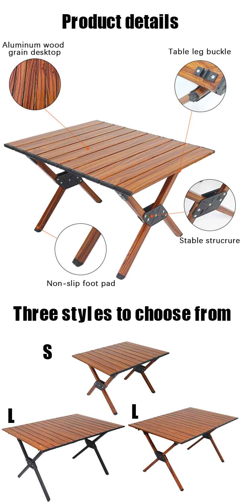 tables folding portable