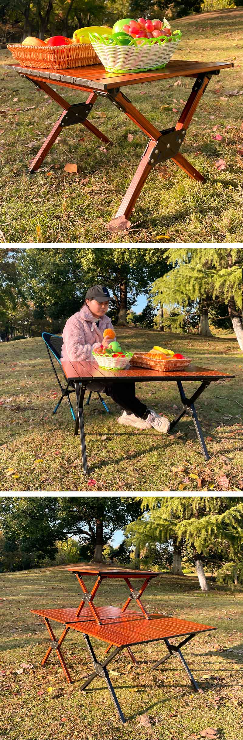 portable table folding
