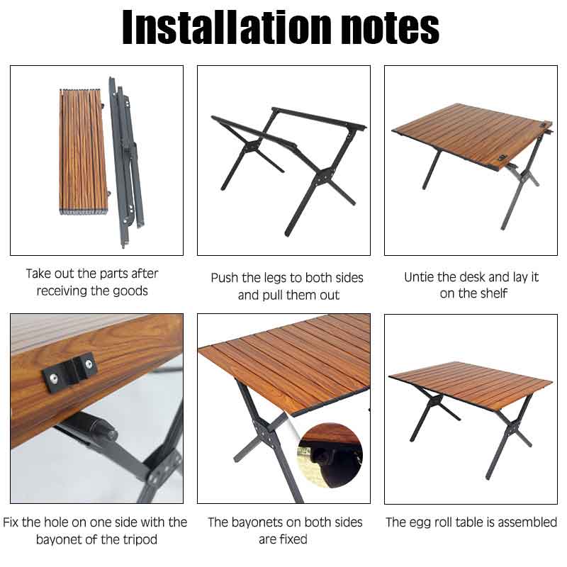 folding outdoor table
