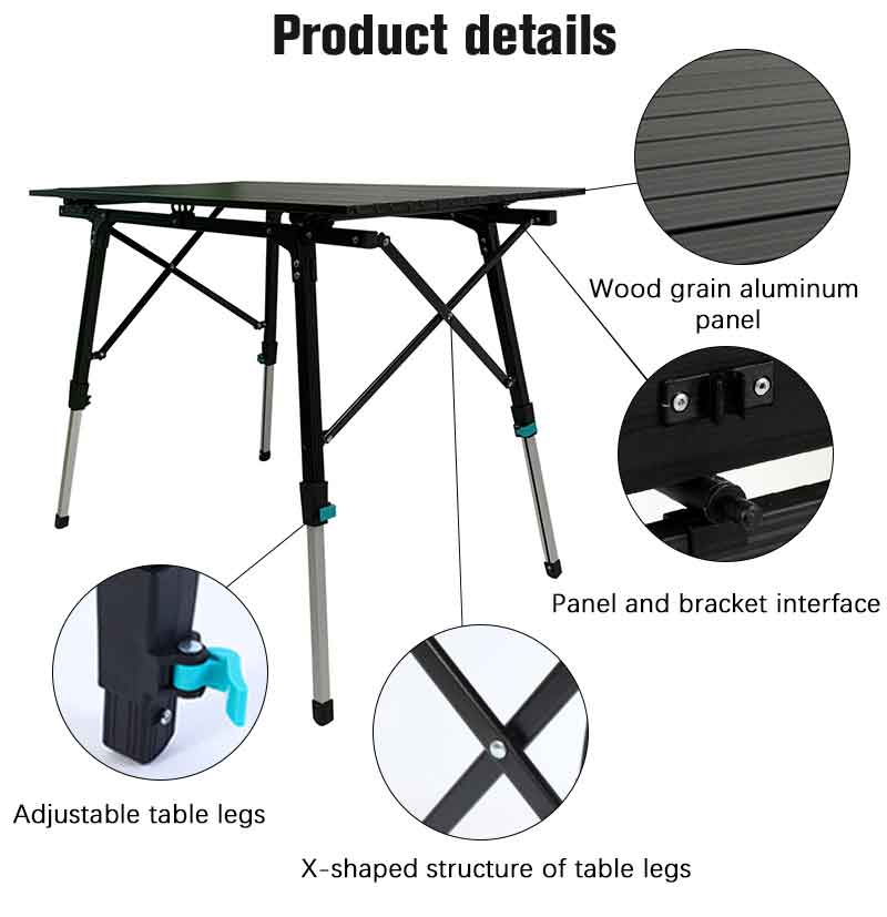 portable folding picnic table
