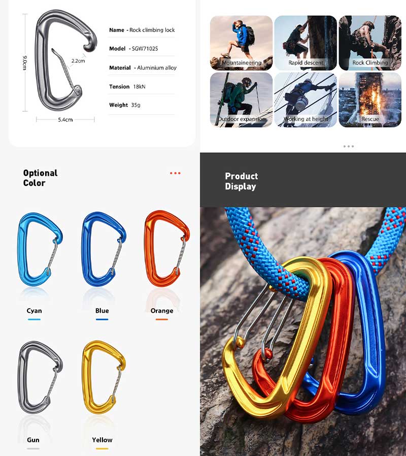 Carabiner Snap Hooks Carabiner Snap Hooks