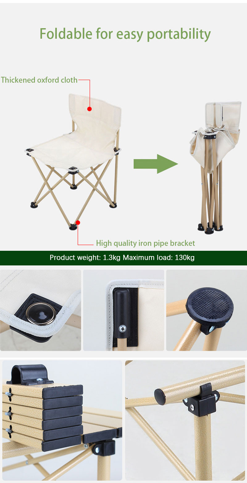 folded table and chairs