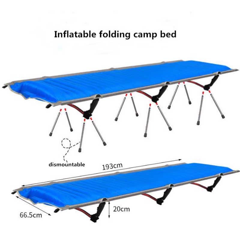 Camping cot portable folding bed