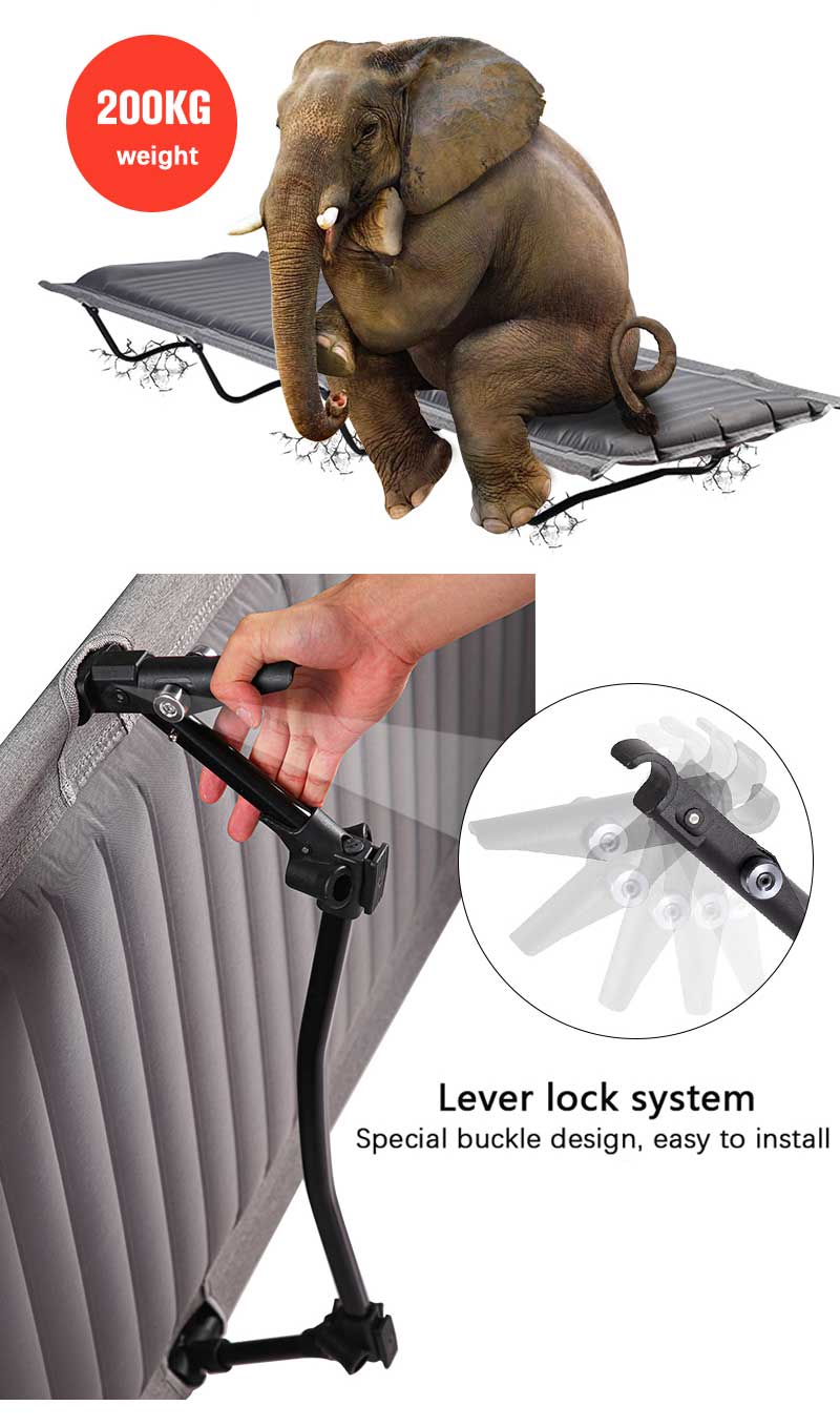 portable folding bed