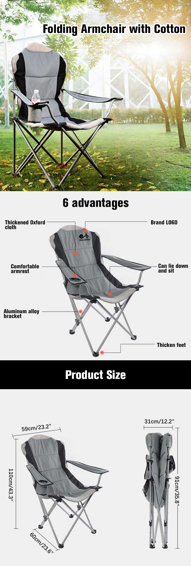 portable camp chair