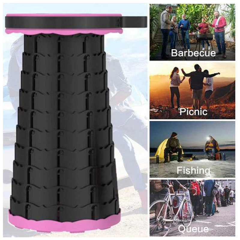 folding retractable stool