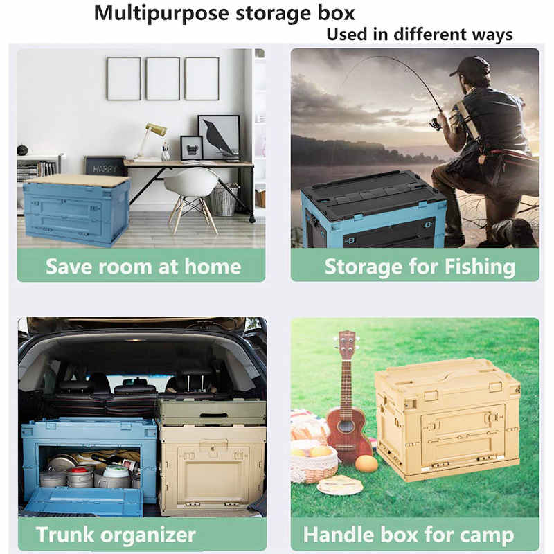 foldable plastic storage box