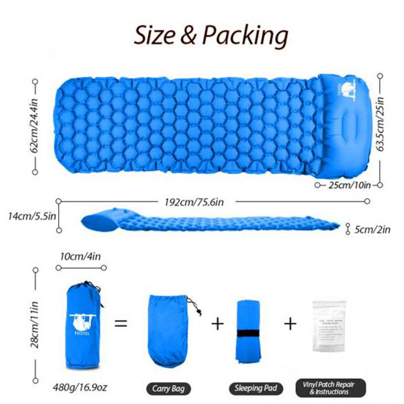 sleeping mat outdoors