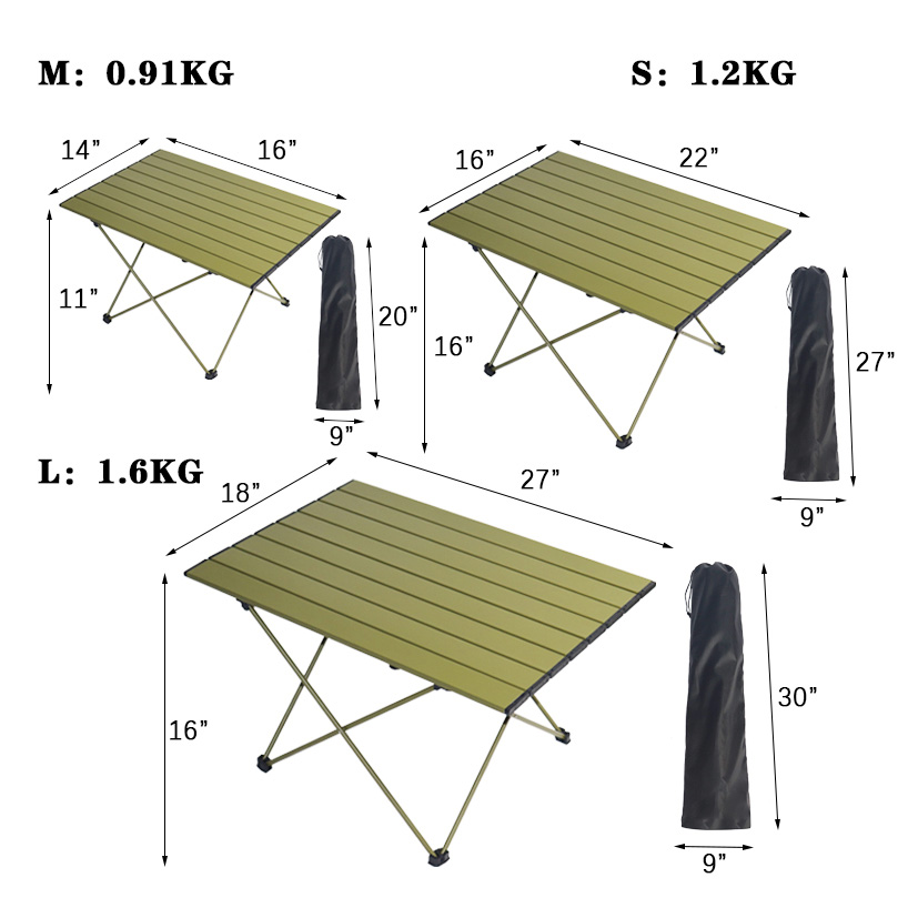 aluminum alloy folding table