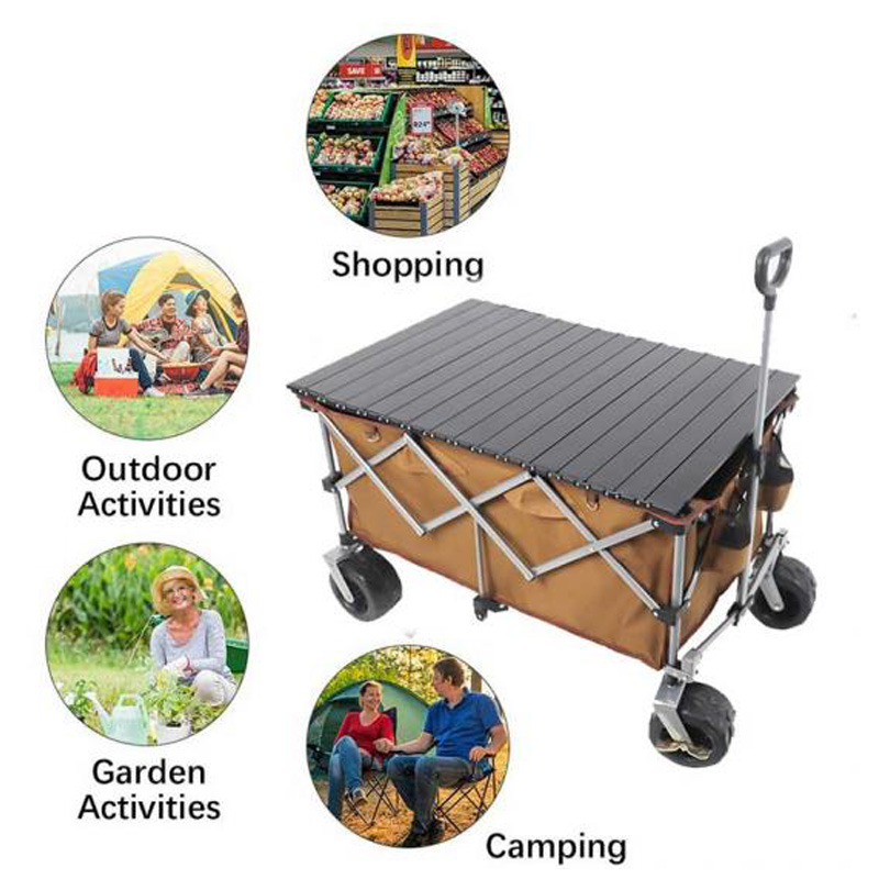 Outdoor camping wagon folding