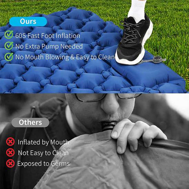 outdoor inflatable sleep air mattress