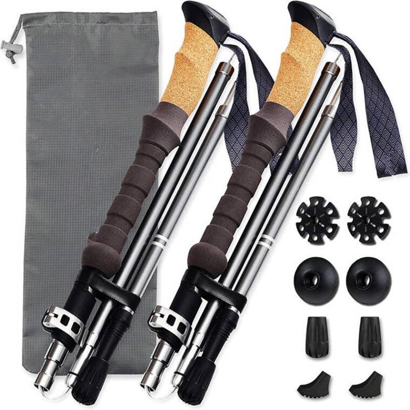 aluminum and carbon trekking poles aluminum and carbon trekking poles