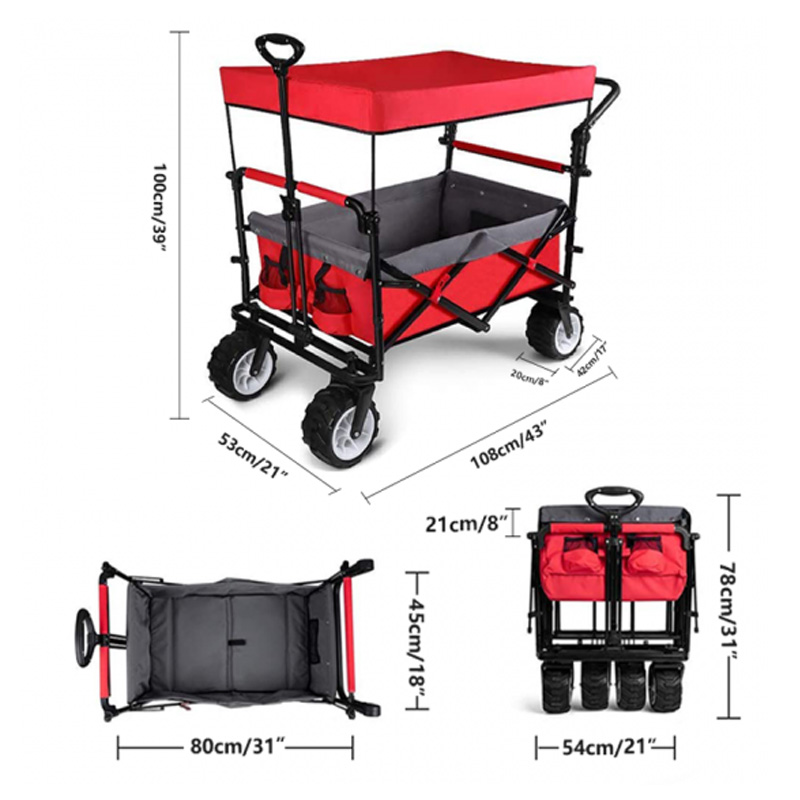 garden cart folding wagon