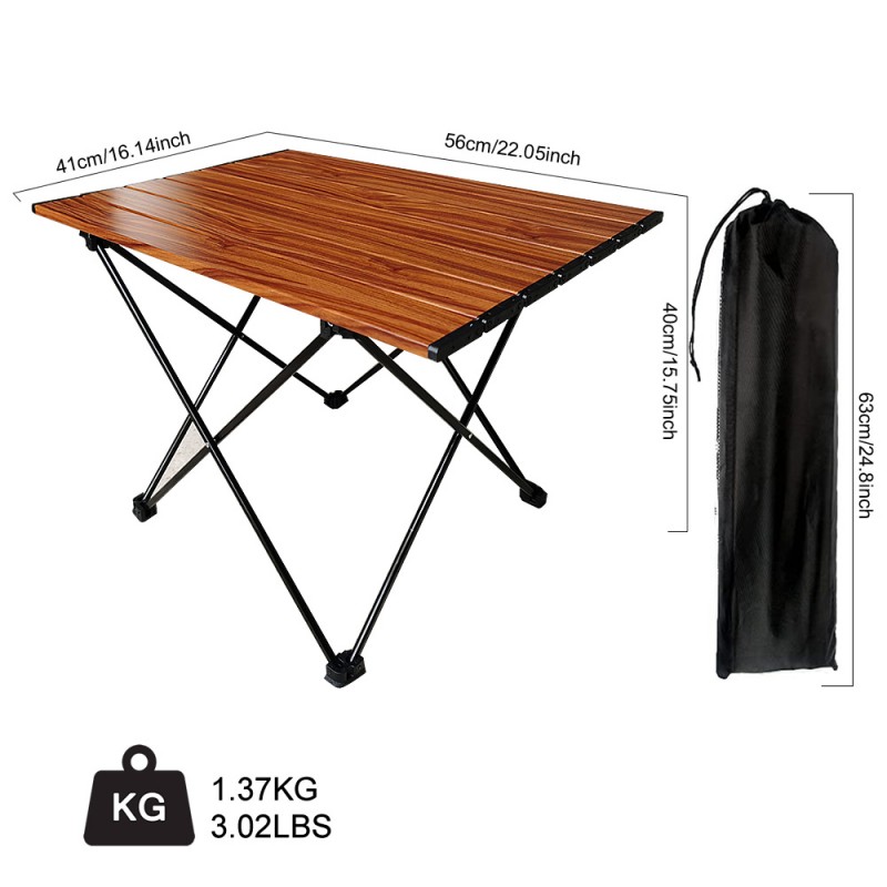 aluminum alloy folding camping table