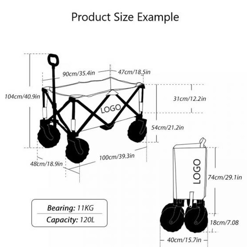 folding utility cart OEM