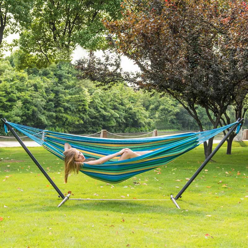 Canvas Hammock with Stand