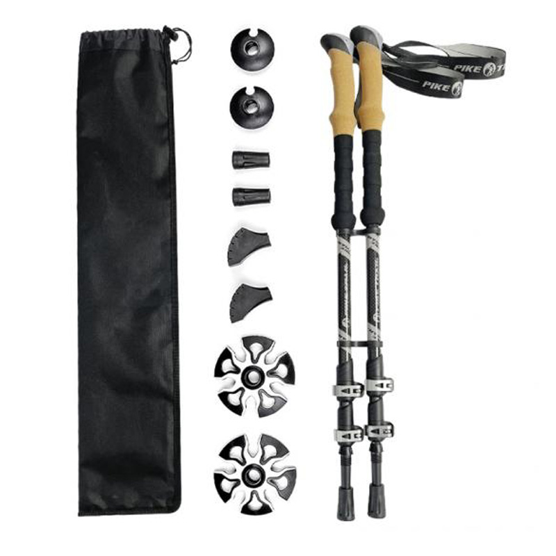  Custom new telescopic trekking poles