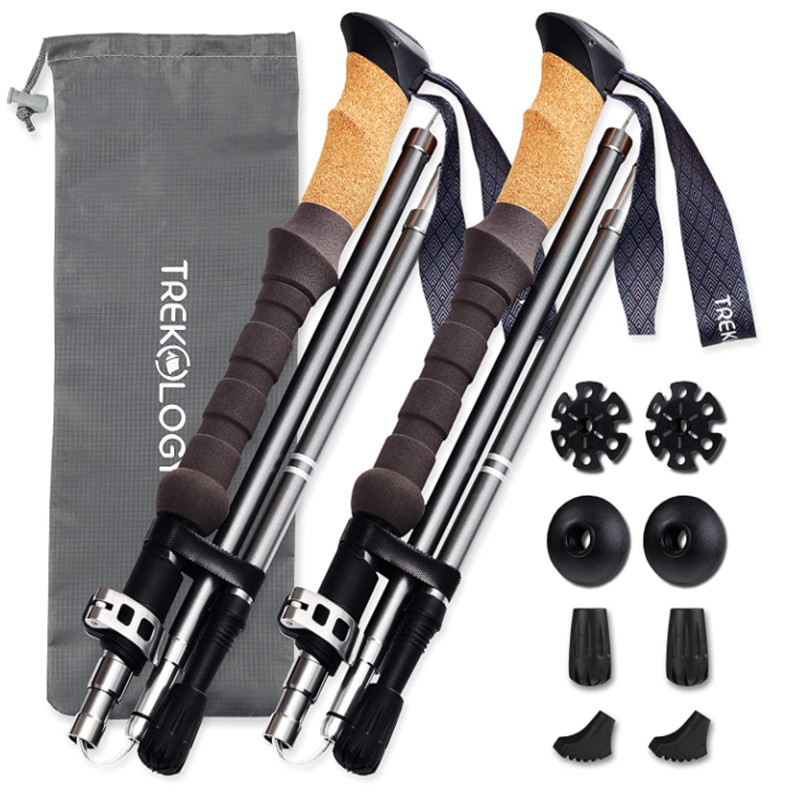 New collapsible trekking poles