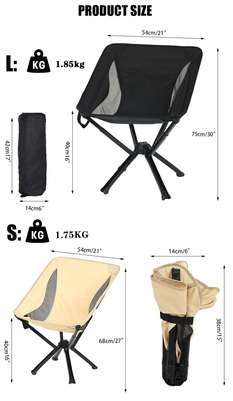 Camping Bottled Sized chair for outdoor