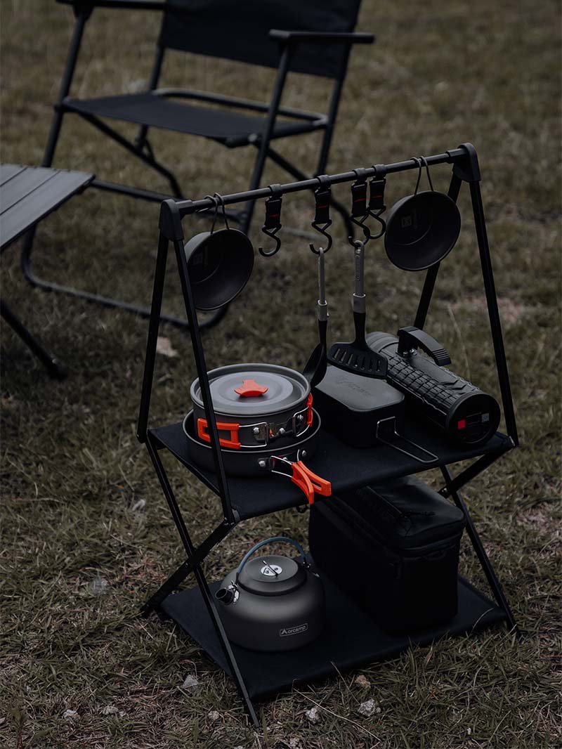 outdoor camp picnic racks